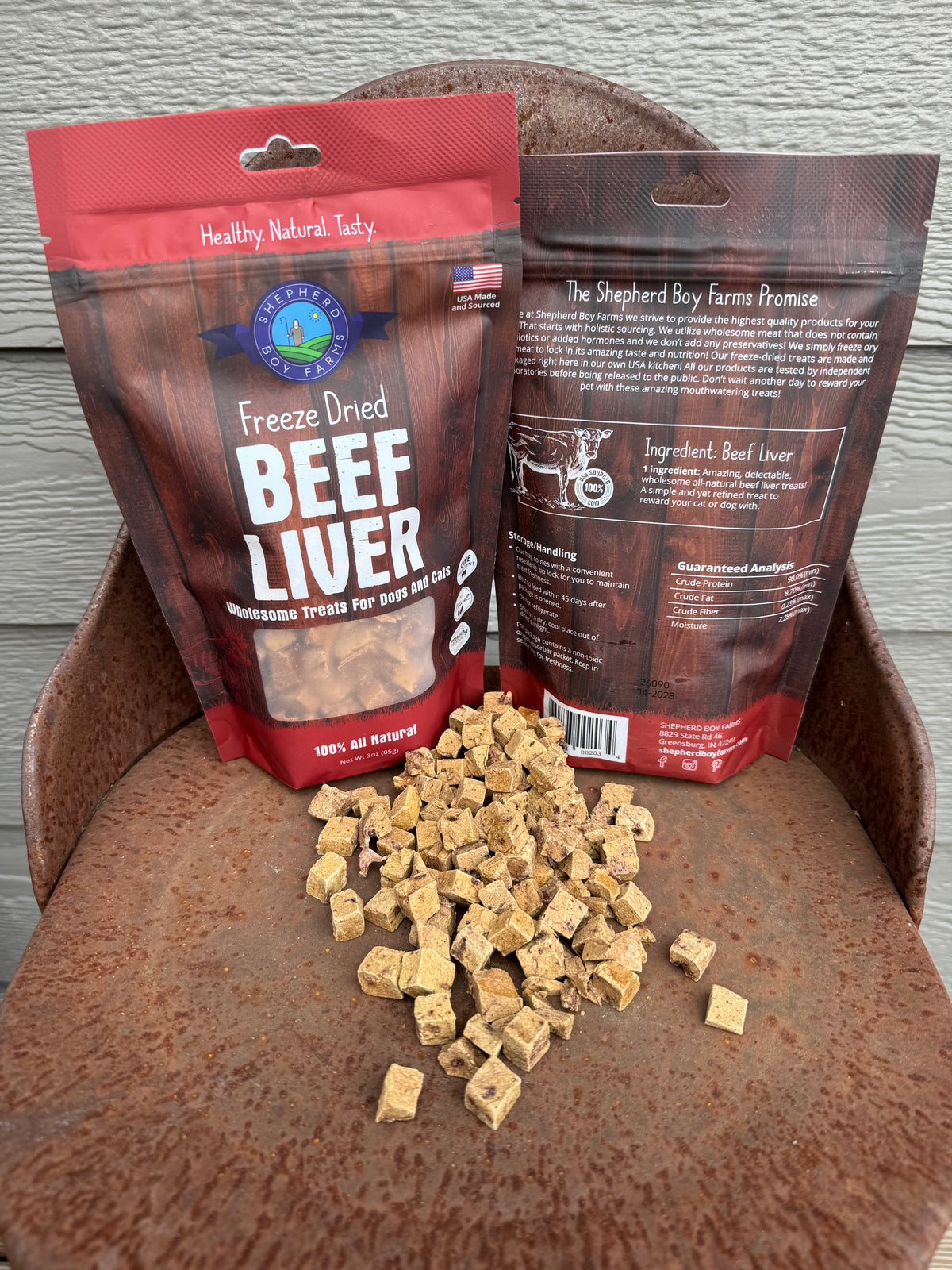 Freeze-Dried Beef Liver 3oz Bag