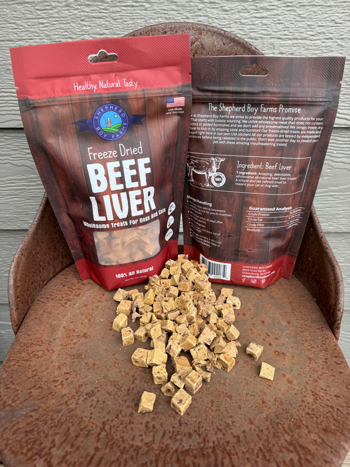 Freeze-Dried Beef Liver 3oz Bag