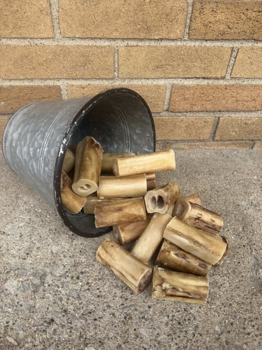 Three to four inch center cut beef bone