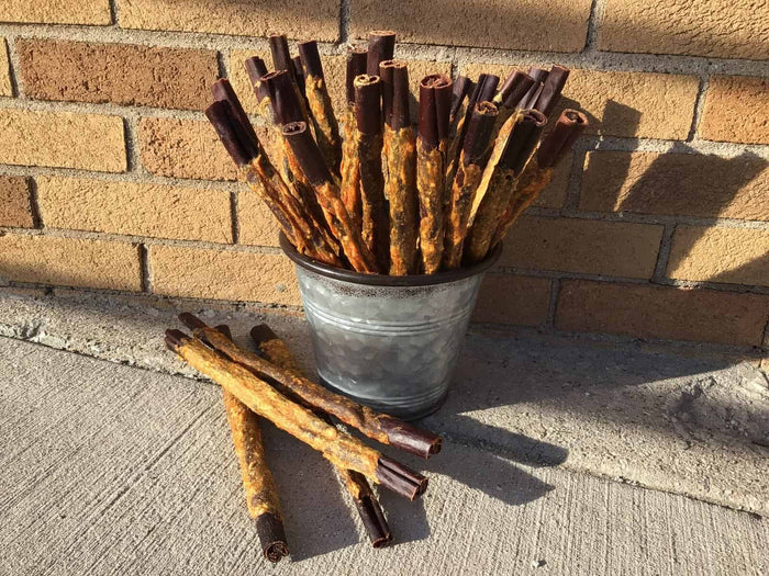 Twelve inch collagen stick with chicken