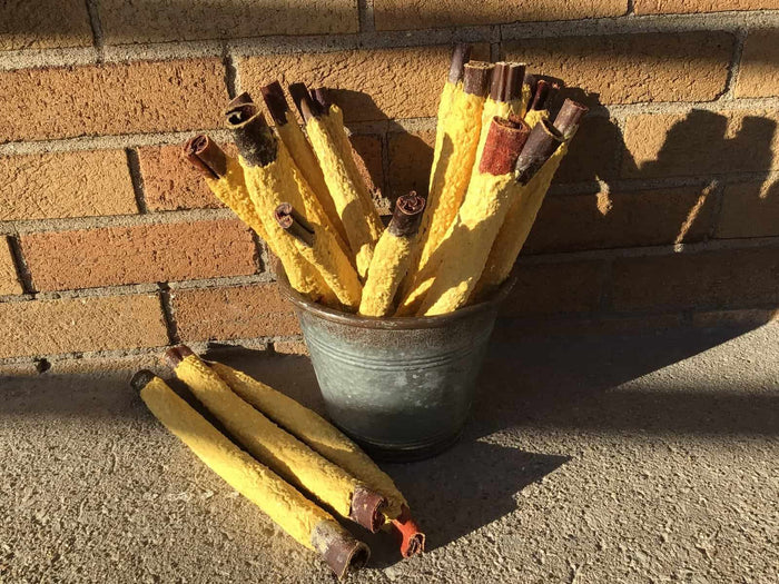 Twelve inch collagen stick with cheese
