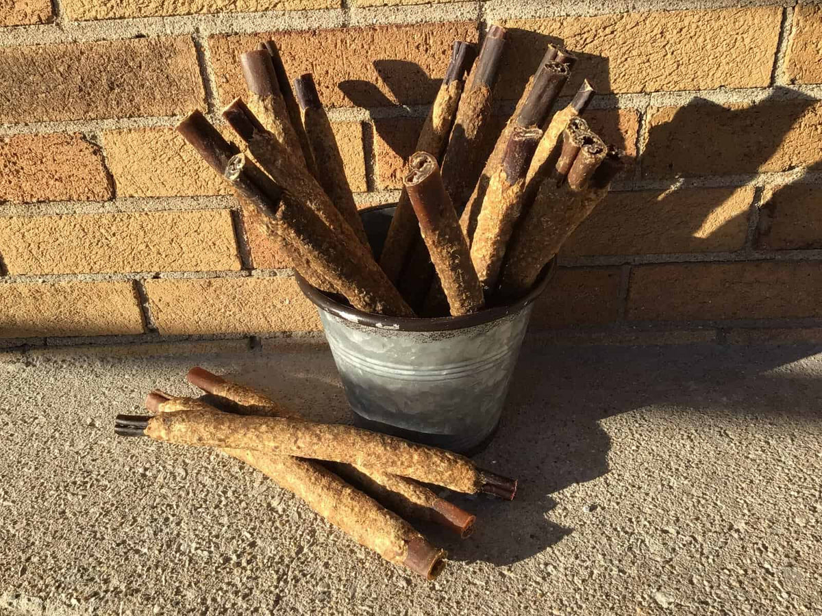 Twelve inch collagen stick with beef