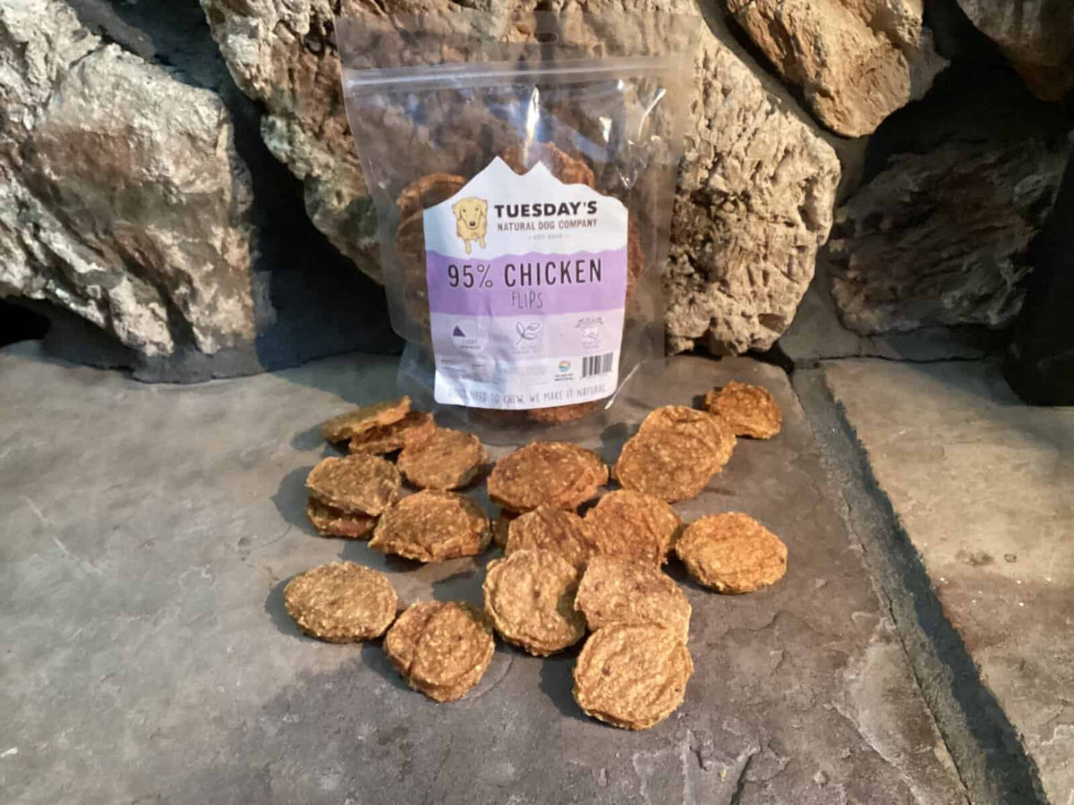 Chicken flips, soft round cookie treats
