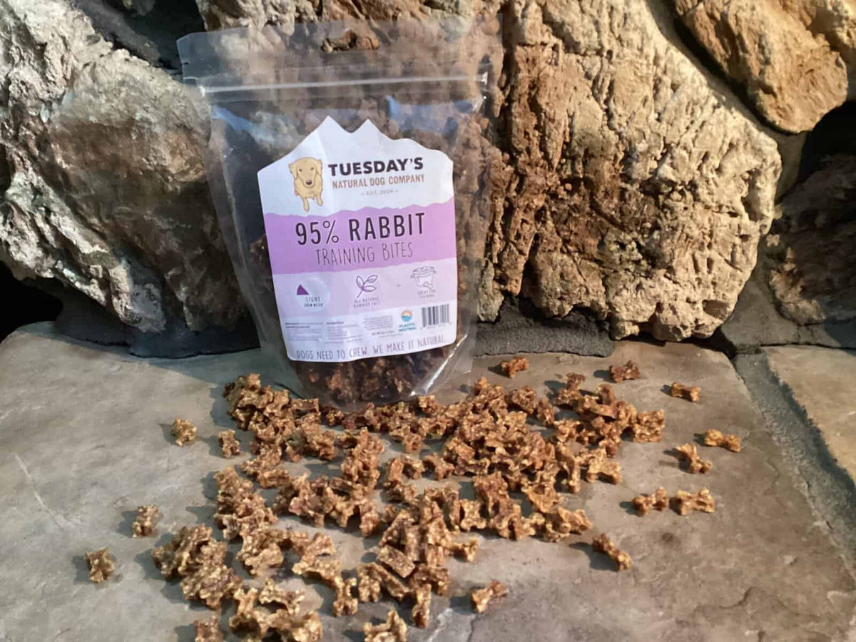 Rabbit training bites, bone-shaped soft treats